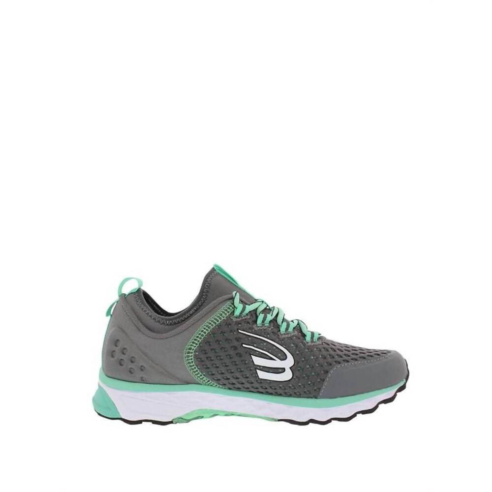 NEW SPIRA women's phoenix running shoes - medium width in charcoal/mint/white